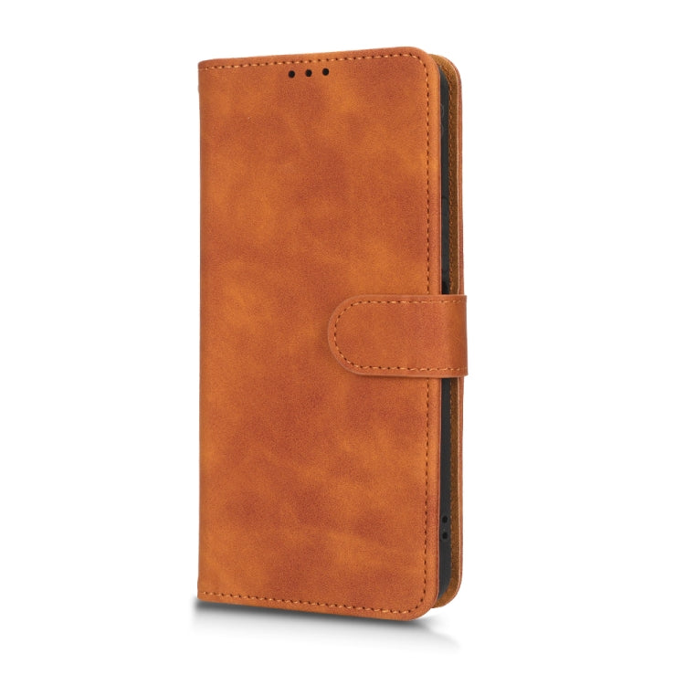 For Infinix Hot 12 Skin Feel Magnetic Flip Leather Phone Case
