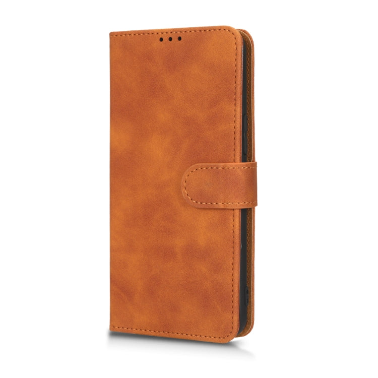 For Infinix Hot 12 Play Skin Feel Magnetic Flip Leather Phone Case