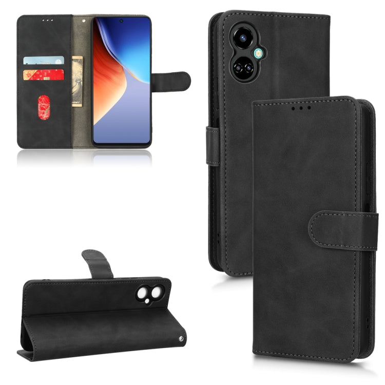For Tecno Camon 19 Neo Skin Feel Magnetic Flip Leather Phone Case