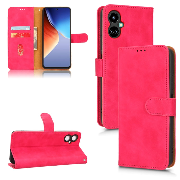 For Tecno Camon 19 Neo Skin Feel Magnetic Flip Leather Phone Case