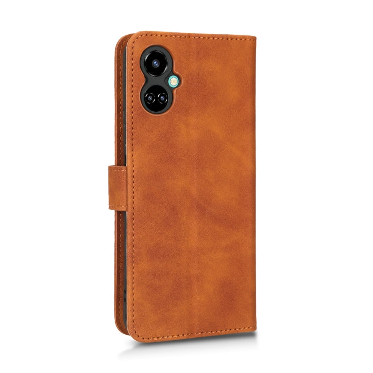 For Tecno Camon 19 Neo Skin Feel Magnetic Flip Leather Phone Case