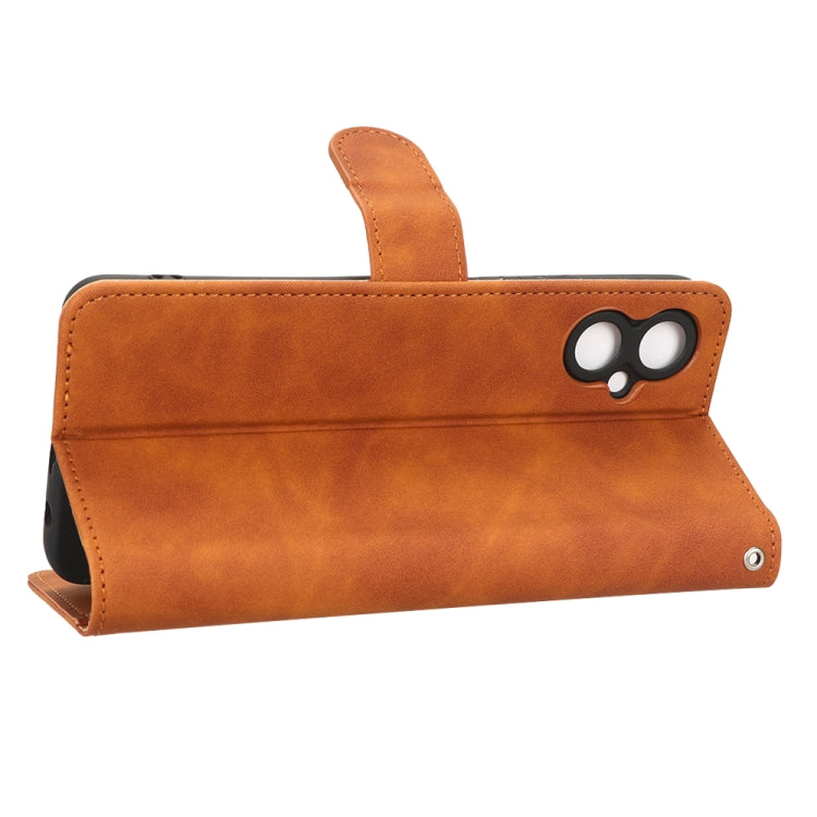 For Tecno Camon 19 Neo Skin Feel Magnetic Flip Leather Phone Case