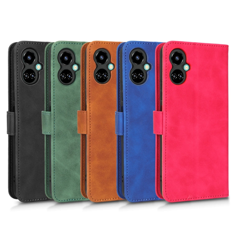 For Tecno Camon 19 Neo Skin Feel Magnetic Flip Leather Phone Case