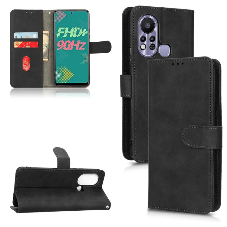 For Infinix Hot 11s Skin Feel Magnetic Flip Leather Phone Case