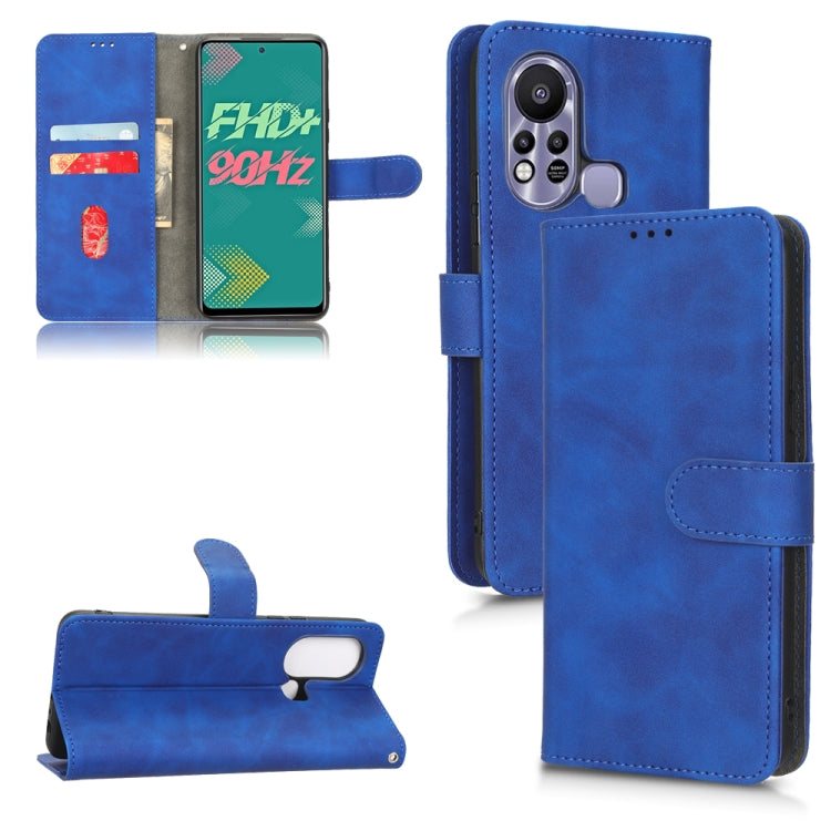 For Infinix Hot 11s Skin Feel Magnetic Flip Leather Phone Case