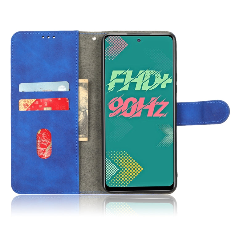 For Infinix Hot 11s Skin Feel Magnetic Flip Leather Phone Case