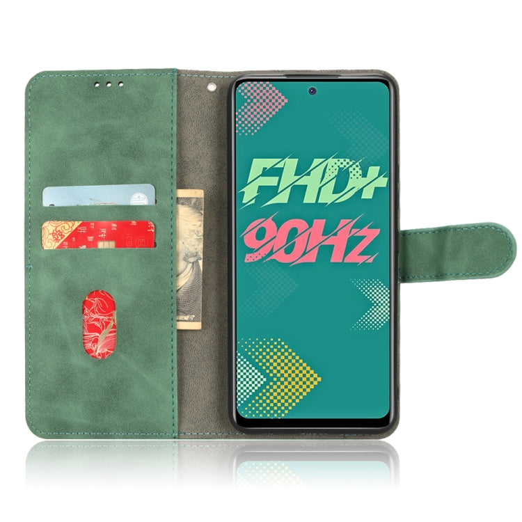 For Infinix Hot 11s Skin Feel Magnetic Flip Leather Phone Case