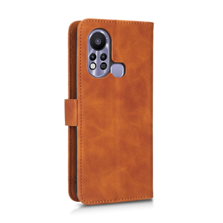 For Infinix Hot 11s Skin Feel Magnetic Flip Leather Phone Case