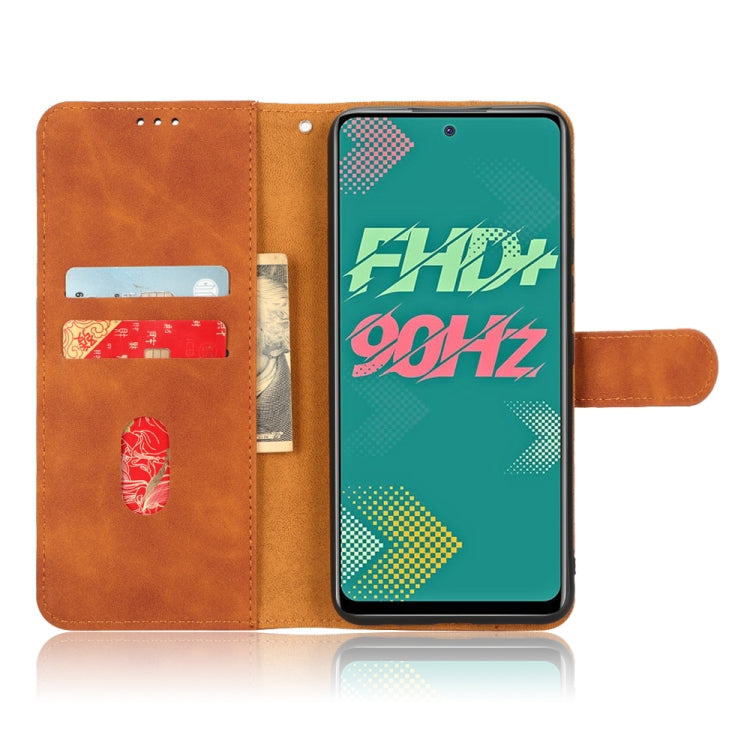 For Infinix Hot 11s Skin Feel Magnetic Flip Leather Phone Case