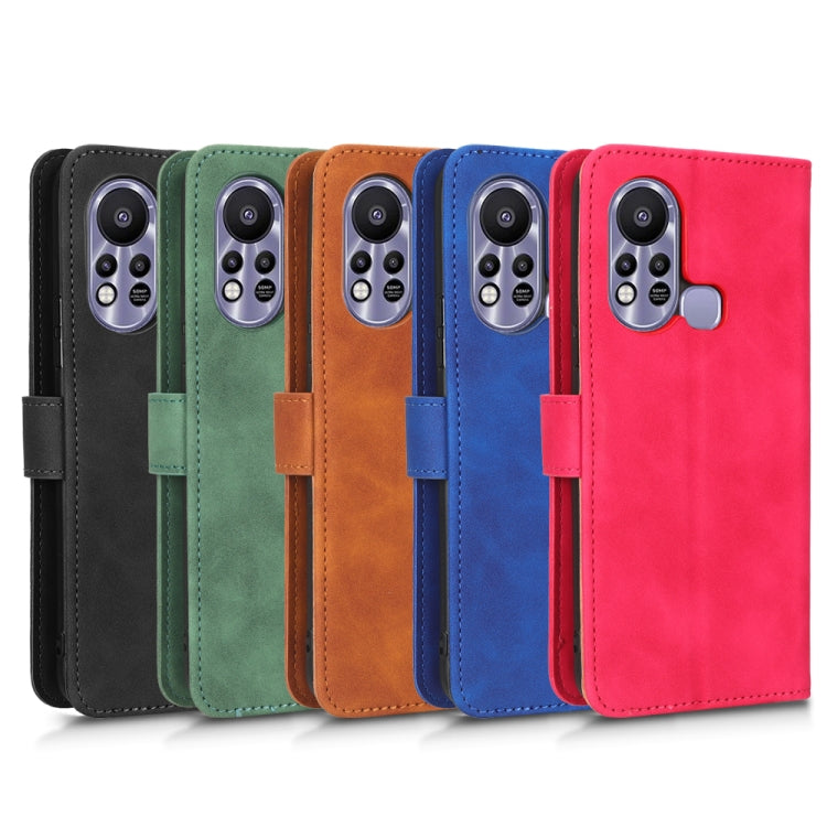 For Infinix Hot 11s Skin Feel Magnetic Flip Leather Phone Case