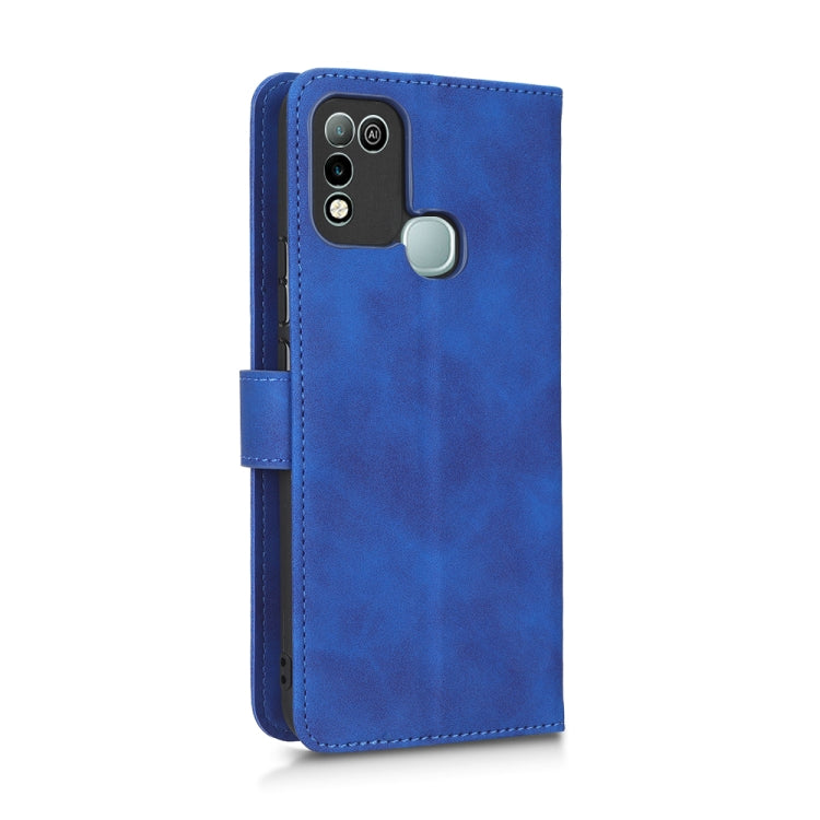 For Infinix Hot 10 Play Skin Feel Magnetic Flip Leather Phone Case