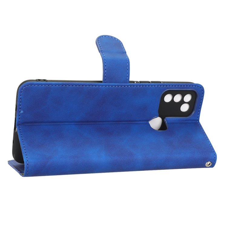 For Infinix Hot 10 Play Skin Feel Magnetic Flip Leather Phone Case