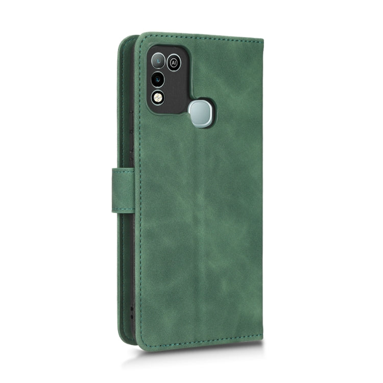For Infinix Hot 10 Play Skin Feel Magnetic Flip Leather Phone Case