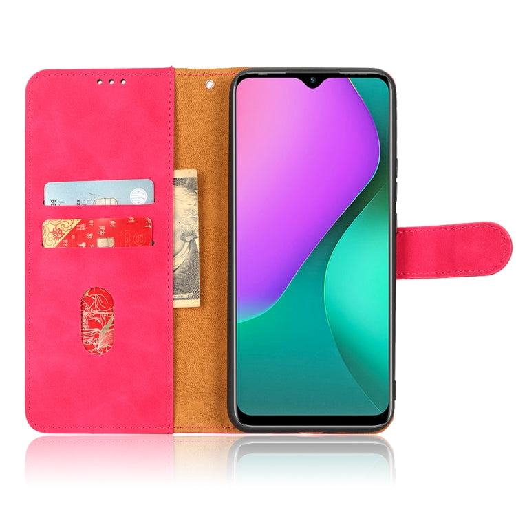 For Infinix Hot 10 Play Skin Feel Magnetic Flip Leather Phone Case