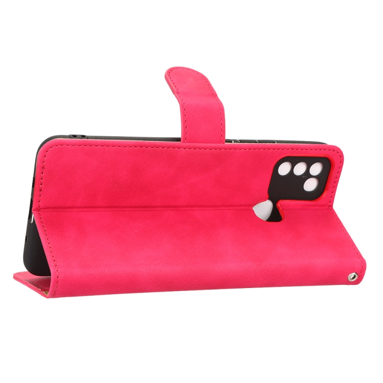 For Infinix Hot 10 Play Skin Feel Magnetic Flip Leather Phone Case
