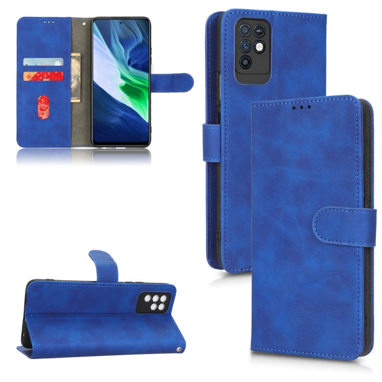 For Infinix Note 10 Skin Feel Magnetic Flip Leather Phone Case