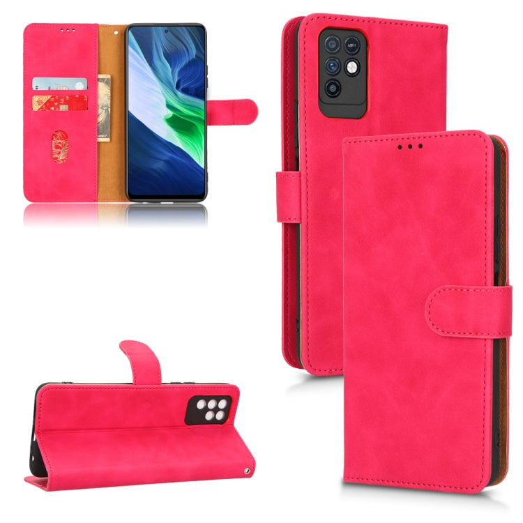 For Infinix Note 10 Skin Feel Magnetic Flip Leather Phone Case