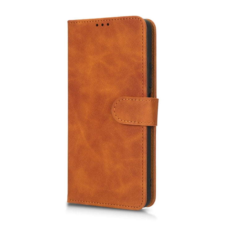 For Infinix Note 10 Skin Feel Magnetic Flip Leather Phone Case