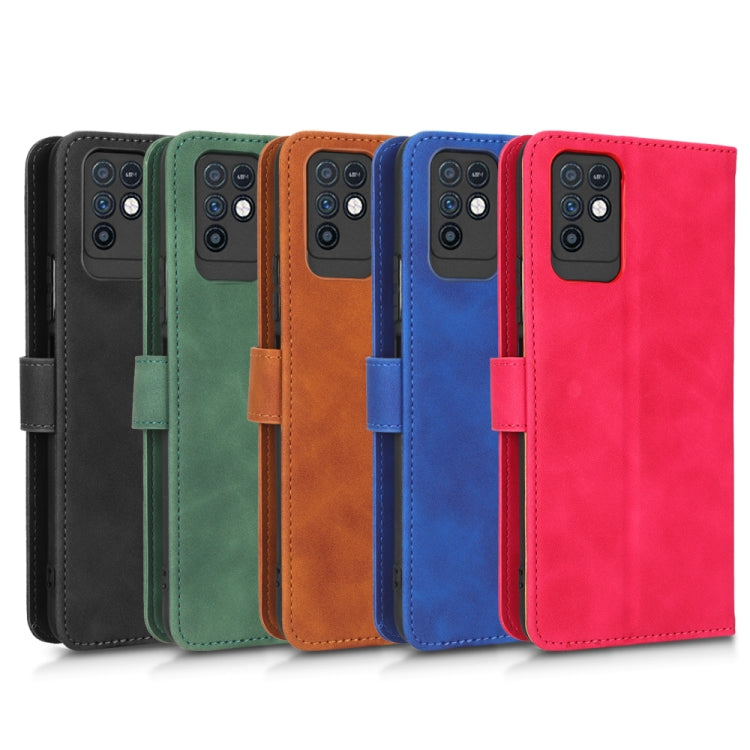 For Infinix Note 10 Skin Feel Magnetic Flip Leather Phone Case