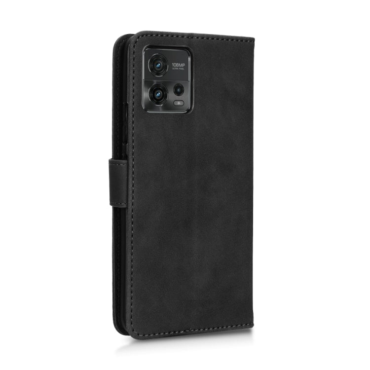 For Motorola Moto G62 4G Skin Feel Magnetic Flip Leather Phone Case