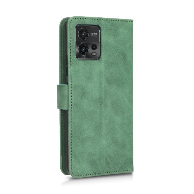 For Motorola Moto G62 4G Skin Feel Magnetic Flip Leather Phone Case