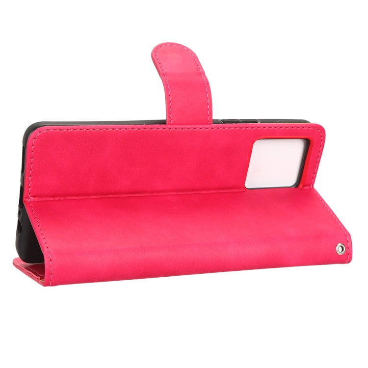 For Motorola Moto G62 4G Skin Feel Magnetic Flip Leather Phone Case