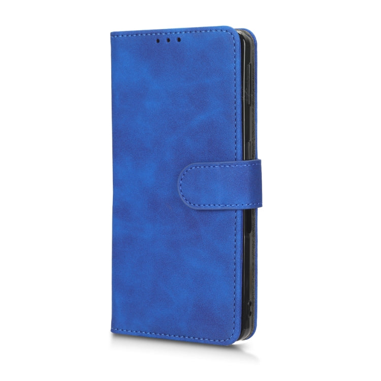 For Sharp Aquos Sense 7 Plus Skin Feel Magnetic Flip Leather Phone Case