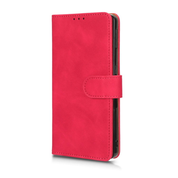For Sharp Aquos Sense 7 Plus Skin Feel Magnetic Flip Leather Phone Case