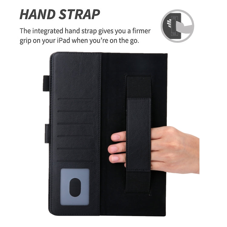 For iPad 10th Gen 10.9 2022 Solid Color Small Metal Buckle Leather Smart Tablet Case