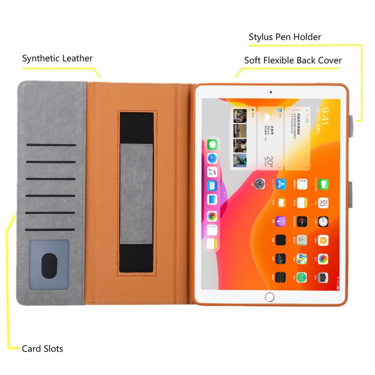 For iPad 10th Gen 10.9 2022 Solid Color Small Metal Buckle Leather Smart Tablet Case