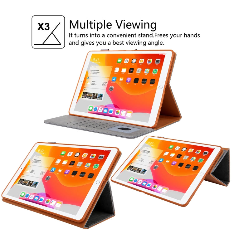For iPad 10th Gen 10.9 2022 Solid Color Small Metal Buckle Leather Smart Tablet Case