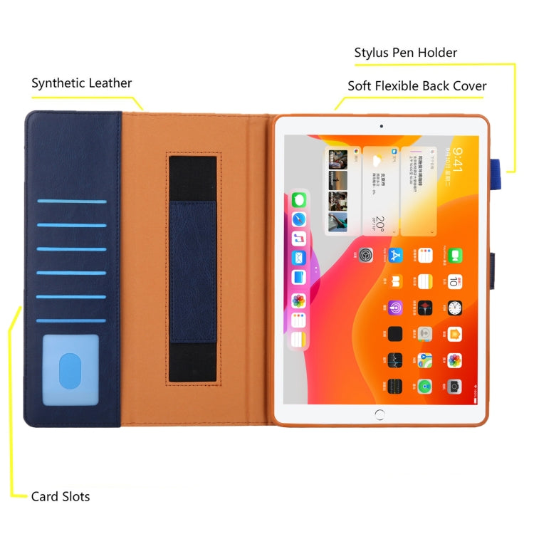For iPad 10th Gen 10.9 2022 Solid Color Small Metal Buckle Leather Smart Tablet Case