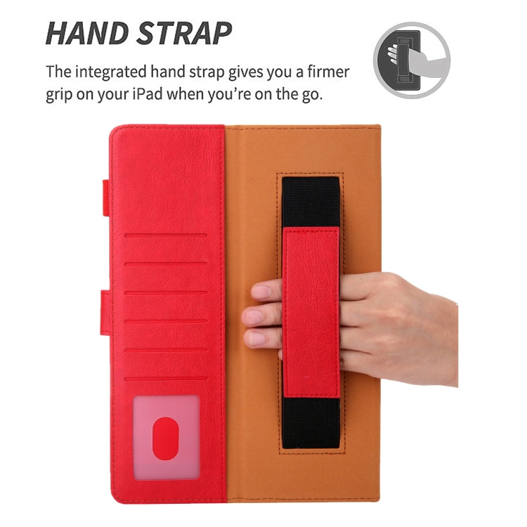 For iPad 10th Gen 10.9 2022 Solid Color Small Metal Buckle Leather Smart Tablet Case
