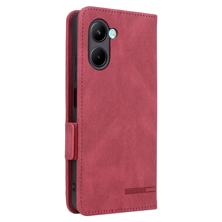 For Realme C33 Magnetic Clasp Leather Phone Case