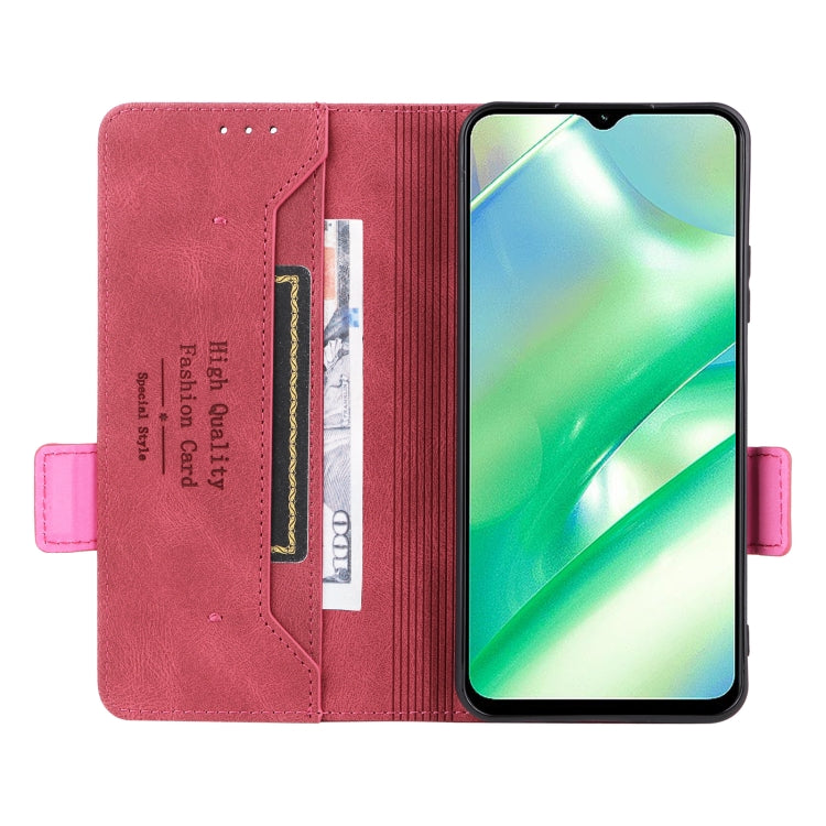 For Realme C33 Magnetic Clasp Leather Phone Case