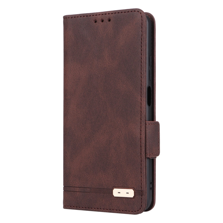 For OPPO A17 Magnetic Clasp Leather Phone Case