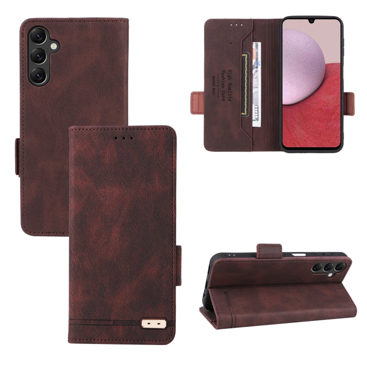 For Samsung Galaxy A14 5G Magnetic Clasp Leather Phone Case