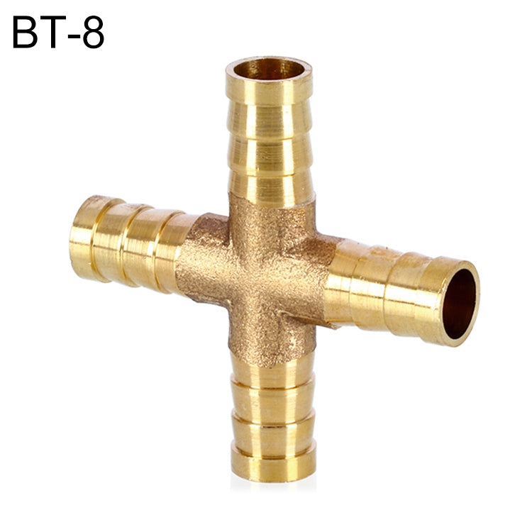 LAIZE 10pcs Pagoda Four Way Pneumatic Components, Caliber:8mm
