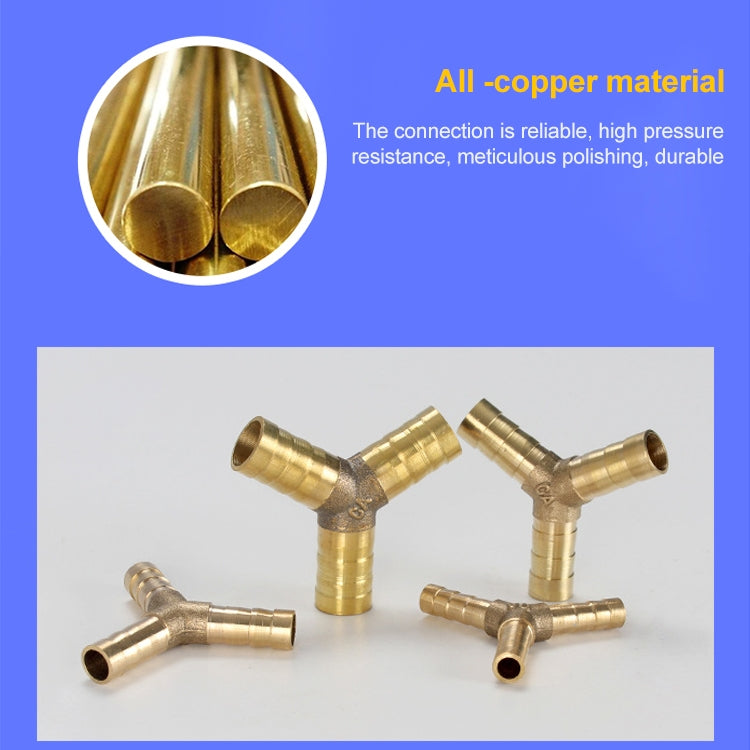 LAIZE 10pcs Pagoda Four Way Pneumatic Components, Caliber:8mm