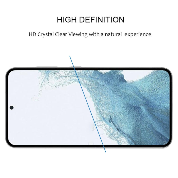 For Samsung Galaxy S23 5G / S22 5G Supports Unlocking 25pcs Ultra-thin 0.18mm Full Glue Full Screen Tempered Glass Film