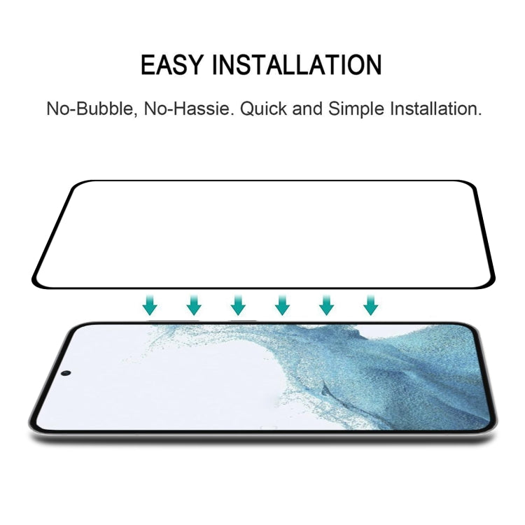 For Samsung Galaxy S23 5G / S22 5G Supports Unlocking 25pcs Ultra-thin 0.18mm Full Glue Full Screen Tempered Glass Film