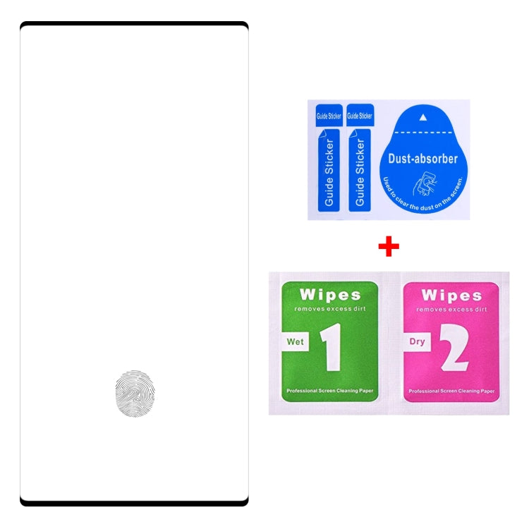 For Samsung Galaxy S23 Ultra 5G 3D Curved Edge Full Screen Edge Glue Tempered Glass Film