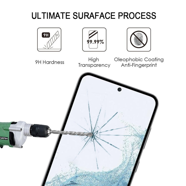 For Samsung Galaxy S23 5G 25pcs 3D Curved Edge Full Screen Edge Glue Tempered Glass Film
