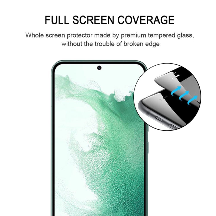 For Samsung Galaxy S23+ 5G 25pcs 3D Curved Edge Full Screen Edge Glue Tempered Glass Film