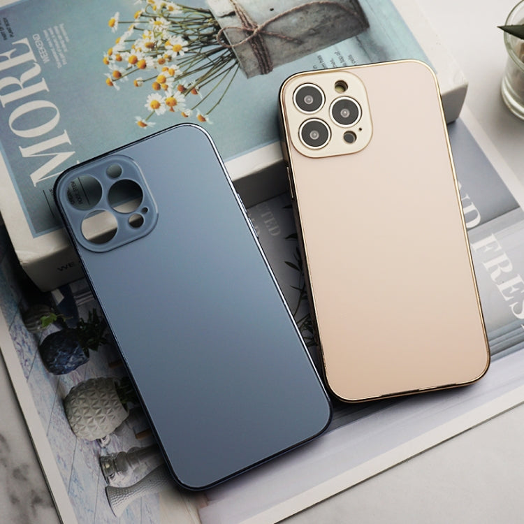 For iPhone 14 Pro Max Electroplating AG Frosted Phone Case