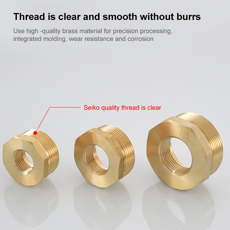LAIZE 10pcs Compensation External Internal Connection Reducing Internal Thread External Thread, Caliber:2 Point-4 Point