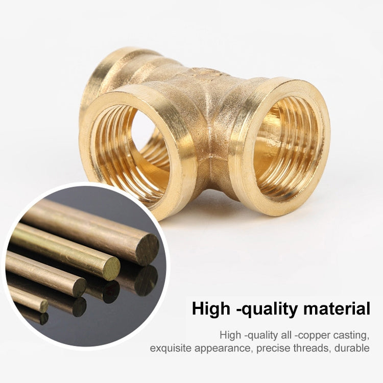 LAIZE Internal Thread Plumbing Copper Pipe Fittings, Caliber:4 Point