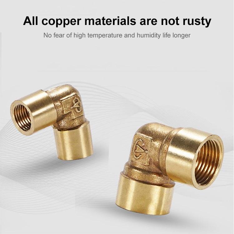 LAIZE Internal Thread Plumbing Copper Pipe Fittings, Caliber:4 Point