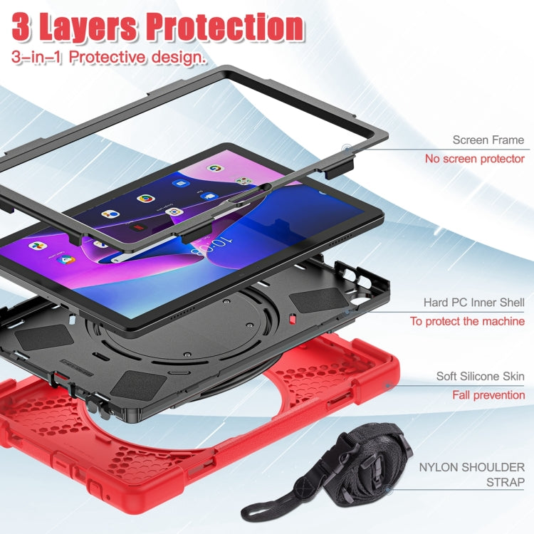 For Lenovo Tab M10 10.1 3rd Gen Silicone + PC Protective Tablet Case