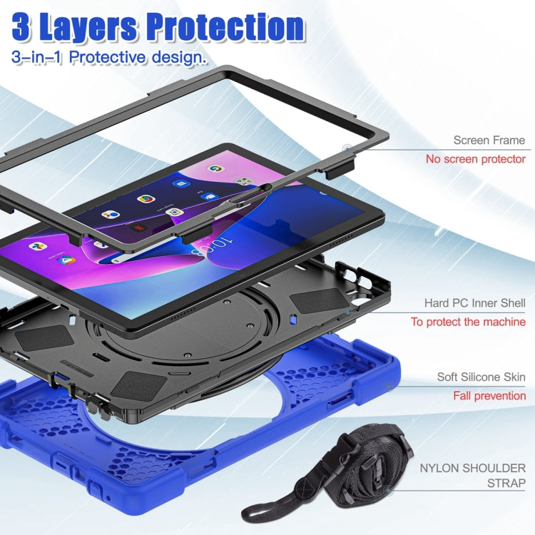 For Lenovo Tab M10 10.1 3rd Gen Silicone + PC Protective Tablet Case